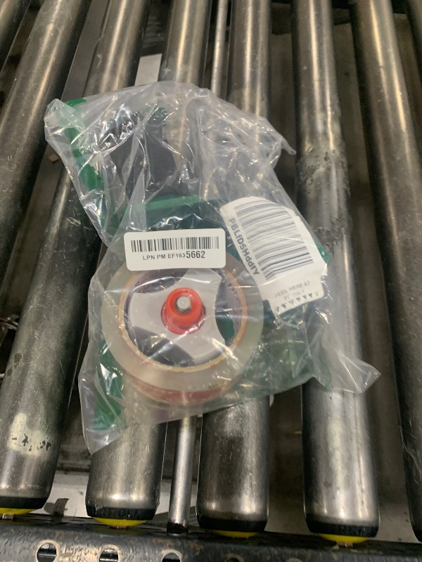 Photo 1 of Duck HD Clear Packing Tape Dispenser Heavy Duty Packaging Tape Gun for Packing Boxes, Shipping and Moving - Includes 1 Refill Roll of HD Clear 1.88 In. x 54.6 Yards - Foam Handle (287398)