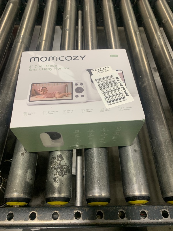 Photo 1 of Momcozy Smart WiFi Baby Monitor with Camera and Audio, 5" 1080P Screen with Wall Mount, Motion & Cry Detection, Safe Fence, Clear Night Vision, 5000mAh Battery, 2-Way Talk, Photo & Video Recording