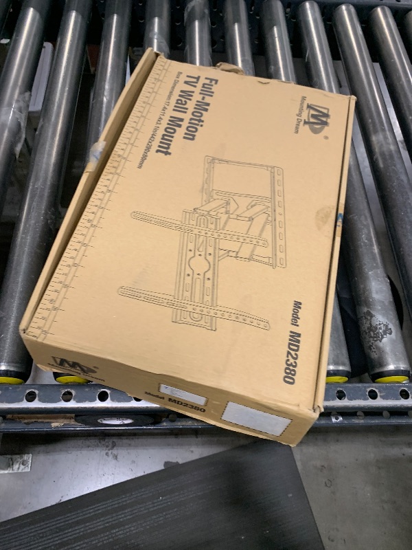 Photo 1 of Mounting Dream TV Wall Mount for 32-65 Inch Television,Mount with Swivel and Tilt, Full Motion Bracket with Articulating Dual Arms, Fits 16inch Studs, Max VESA 400X400 mm, 99lbs, MD2380