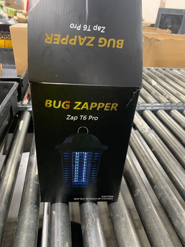 Photo 1 of GOOTOP Bug Zapper Outdoor, Mosquito Zapper, Electric Fly Zapper, Mosquito Killer, Fly Traps, 3 Prong Plug, Flying Insects Zapper Indoor Outdoor 90-130V, 4200V, ABS Plastic Outer (Black)
