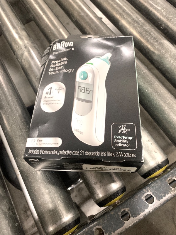 Photo 1 of Braun ThermoScan 5 Ear Thermometer - ExacTemp Stability Indicator for Professional Accuracy, Digital Display, Baby and Infant Friendly, No. 1 Brand Recommended by Pediatricians, FSA and HSA Eligible