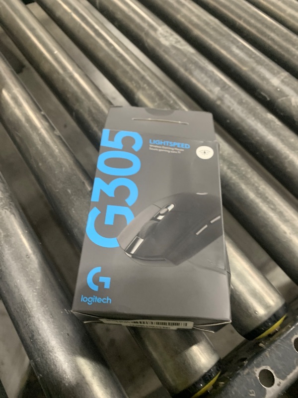 Photo 1 of Logitech G305 LIGHTSPEED Wireless Gaming Mouse, Hero 12K Sensor, 12,000 DPI, Lightweight, 6 Programmable Buttons, 250h Battery Life, On-Board Memory, PC/Mac - Black