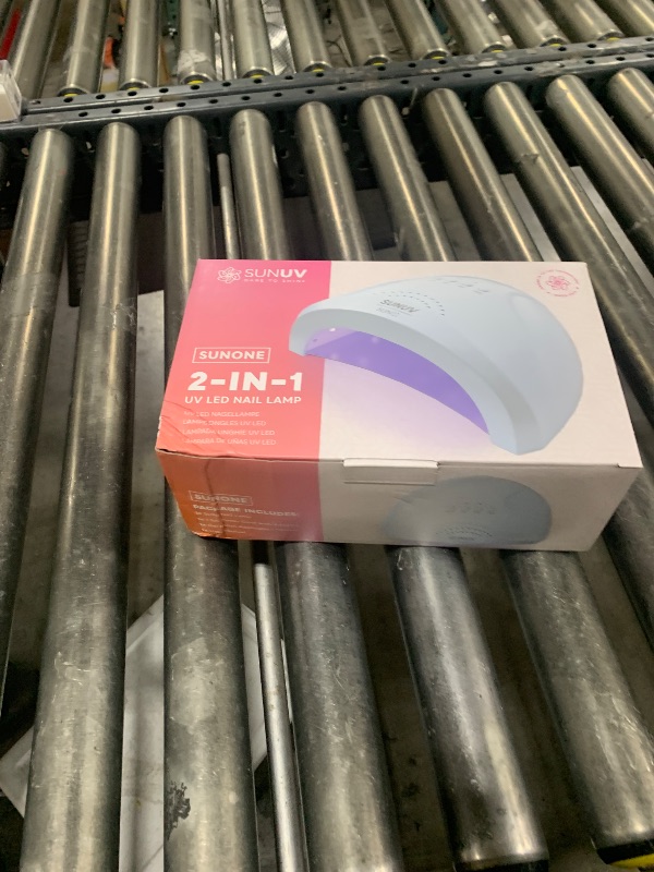 Photo 1 of SUNUV Nail Dryer, UV Light for Gel Nail Polish Professional UV LED Lamp with 3 Timer Settings Art Tools Auto Sensor SUNone Blue