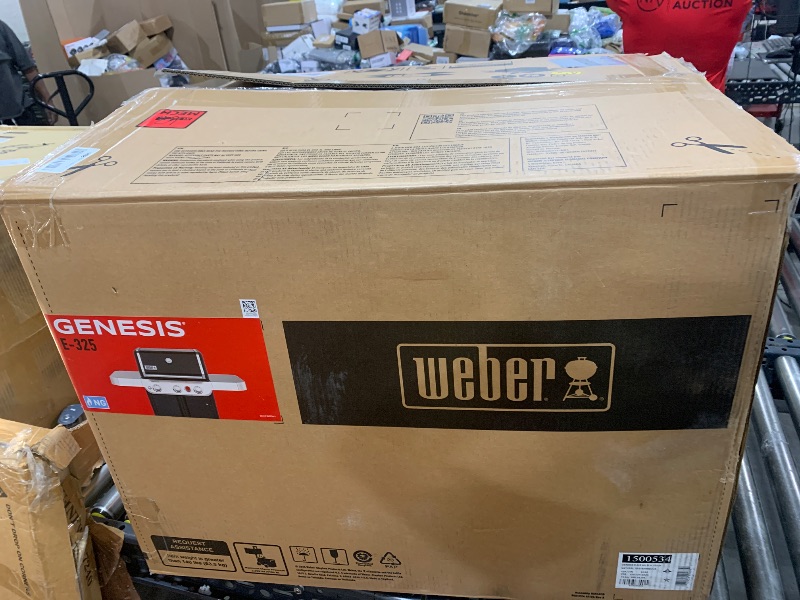Photo 1 of Weber Genesis E-325 Natural Gas Grill for Outdoor Cooking, 3 Burners, Black