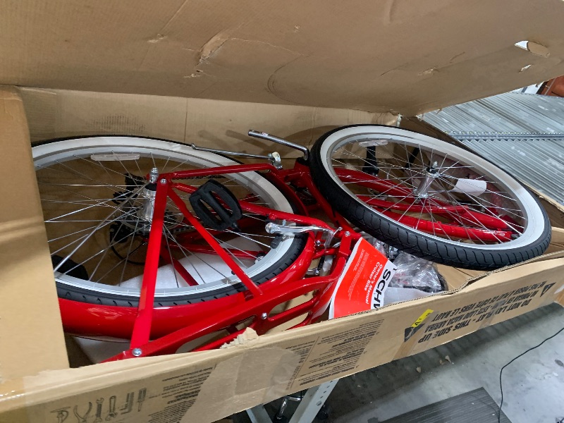 Photo 1 of Schwinn Sanctuary 7 Comfort Cruiser Bike Featuring Retro-Styled 16-Inch/Small Steel Step-Through Frame and 7-Speed Drivetrain with Front and Rear Fen
