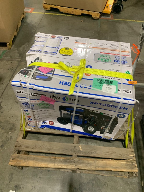 Photo 1 of DuroMax XP13000EH 13 000 Watt Portable Dual Fuel Gas Propane Generator
