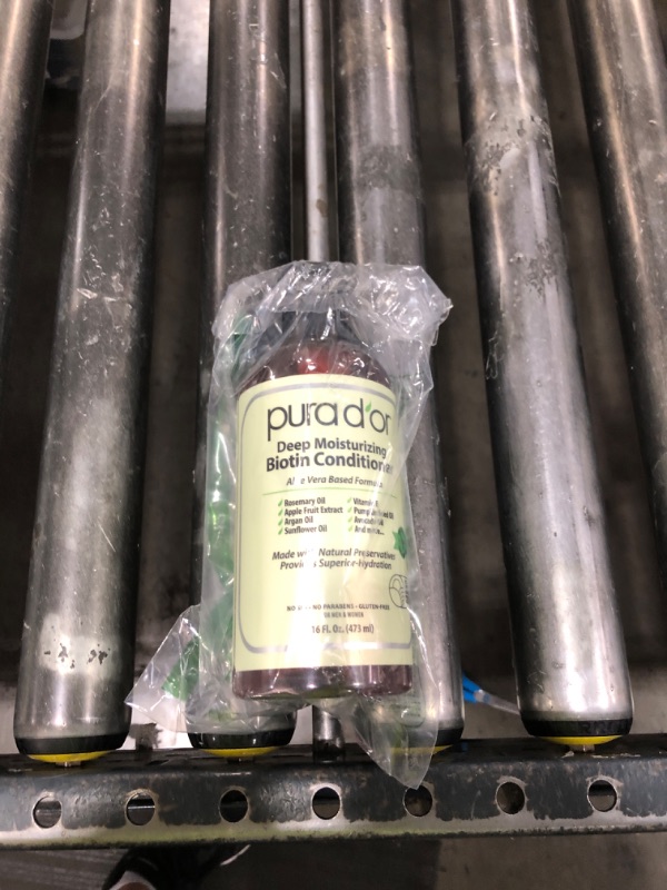 Photo 1 of PURA D'OR Deep Moisturizing Biotin Conditioner Thickens, Softens, & Moisturizes Dry, Frizzy, Damaged Hair w/Argan Oil, Pumpkin, Rosemary, Honeysuckle, Vitamin E, Men & Women, 16oz