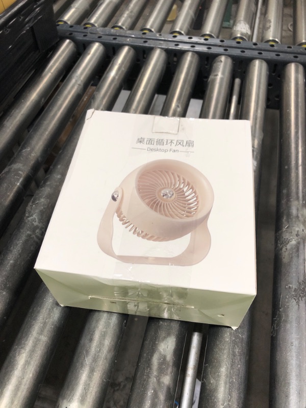 Photo 1 of CIVPOWER Desk Fan: Table Fan Small Portable Rechargeable with 6000 mAh Battery - 4 Speed and Timing - Quiet Desktop 8 Inch Fan for Bedroom Room Dorm Office Air Circulation 270°Adjustable