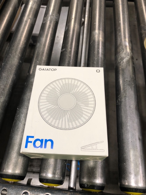 Photo 1 of Gaiatop Portable Clip on Fan Battery Operated, Small Powerful 3 Speed Quiet 360° Rotate, USB Rechargeable Mini Personal Cooling Fan for Desk Table Home Office Stroller Camping Women Gifts Light Blue