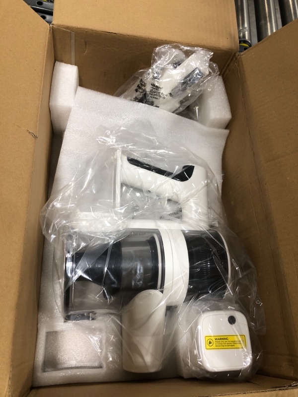 Photo 1 of Ljuren Vacuum Cleaners for Home, 80,000PRM Powerful Motor Cordless Vacuum with Removable 2200mAH Battery up to 35 Mins Worktime, 2 Adjustable Modes and Detachable Parts Stick Vacuum (Marble White)