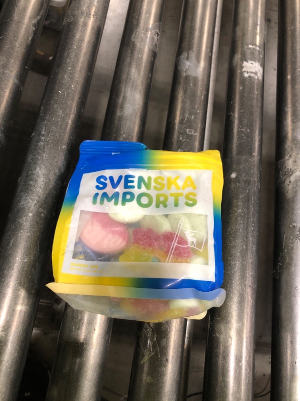 Photo 1 of Bubs Swedish Candy Mix (1 LB) Assortment Bag – Tutti Frutti, Dizzy Skull, Banana, Strawberry Pomegranate, Cool Fruity Pear & Big Sour Skull – Sweet & Sour Swedish Gummies – Imported from Sweden & Packed in a Svenska Imports bag.