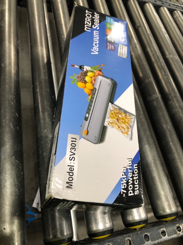 Photo 1 of Vacuum Sealer Machine for Food Preservation, 6-in-1 Food Sealer for Freshness Storage, 75kpa Compact Vacuum Sealing Machine with External Sliding Blade, Digital Countdown Titanium Gray