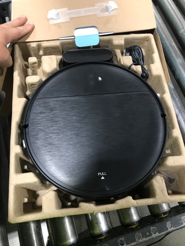 Photo 1 of Robot Vacuum and Mop Combo, 2 in 1 Mopping Robot Vacuum Cleaner with Schedule, Wi-Fi/Voice/App, Strong Suction, Easy of Use, Self-Charging Robotic Vacuum, Slim, Ideal for Hard Floor, Pet Hair, Carpet