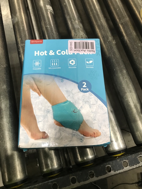 Photo 1 of Comfytemp Ankle Ice Pack Wrap for Swelling, Plantar Fasciitis, Foot Pain Relief, FSA HSA Eligible, Gel Packs for Injuries Reusable, Hot Cold Compression for Achilles Tendonitis, Sprain Ankles, 2 Packs