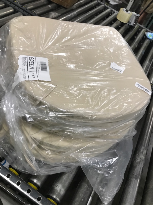 Photo 1 of Outdoor Chair Cushions Set of 4: Waterproof & Fade Resistant Patio Furniture Cushions - 19 x 19 x 2 Inch Non Slip Round Corner Seat Cushion Pads with Removable Cover for Garden Yard Lawn, Cream