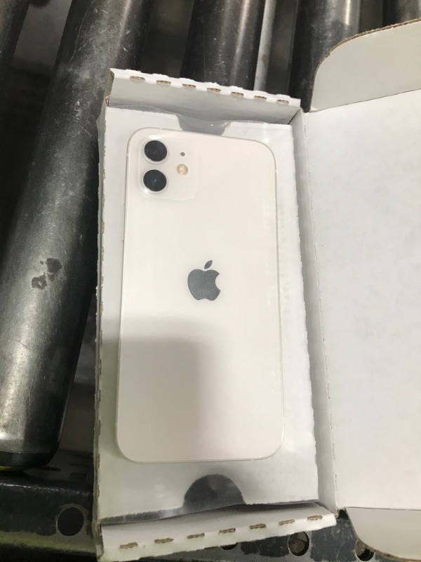 Photo 1 of Apple iPhone 12, 128GB, White - Fully Unlocked (Renewed)