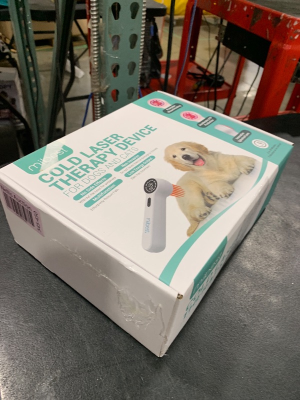 Photo 1 of Mibest Cold Laser Therapy Device for Vet - Red Light Therapy for Dogs and Cats - Infrared Light Therapy Targets Joint and Muscles - Pain Relief, Arthritis, Spinal, Wound Healing (4x808nm + 12x650nm)