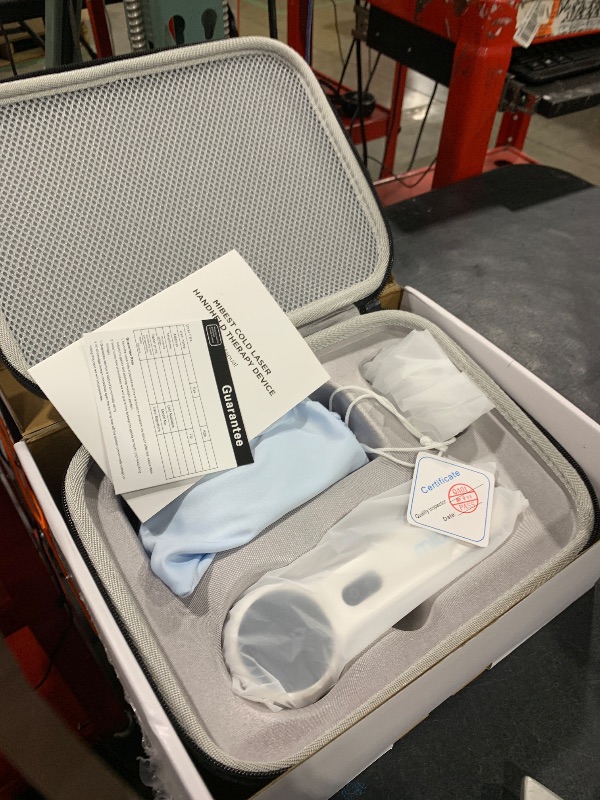 Photo 1 of Mibest Cold Laser Therapy Device for Vet - Red Light Therapy for Dogs and Cats - Infrared Light Therapy Targets Joint and Muscles - Pain Relief, Arthritis, Spinal, Wound Healing (4x808nm + 12x650nm)
