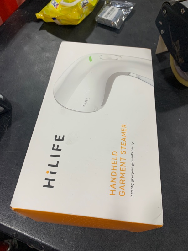 Photo 1 of HiLIFE Steamer for Clothes, Handheld Clothes Steamer with Large 300ml Tank, 1100W Clothing Steamer, Fabric Wrinkle Remover, Portable & Compact Travel Size Garment Steamer ONLY FOR 120V (White)