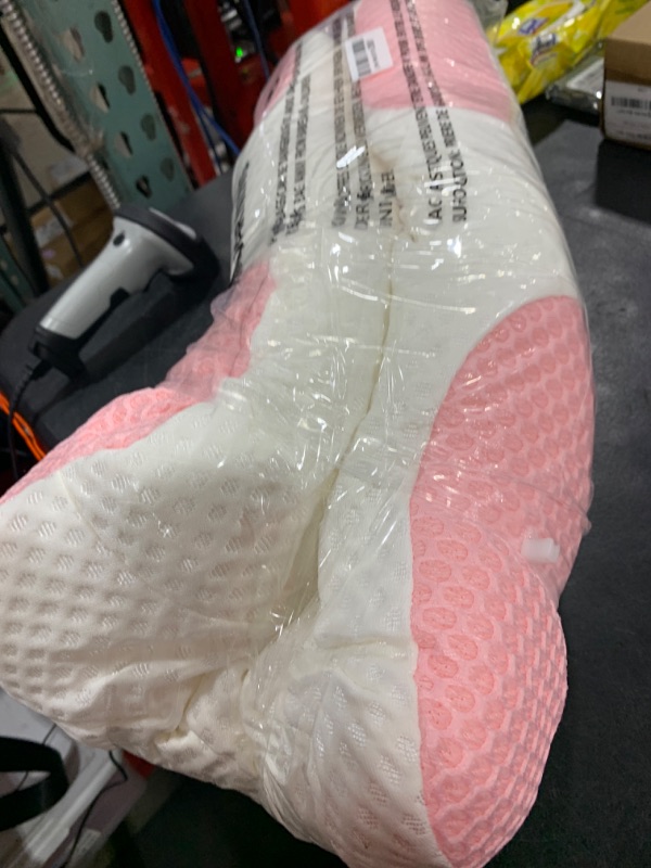 Photo 1 of Osteo Cervical Pillow for Neck Pain Relief, Hollow Design Odorless Memory Foam Pillows with Cooling Case, Adjustable Orthopedic Bed Pillow for Sleeping, Support for Side Back Sleepers