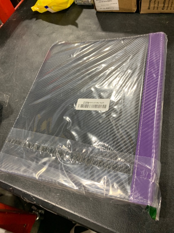 Photo 1 of LIMSTDIC Card Binder for Pokemon Card, 9 Pocket 40 Double-Sided Pages for 720 Card Pocket Premium Zip PU Card Binder for Pokemon, Collectible For TCG,MTG,Baseball,Football Trading Card Game(Purple)