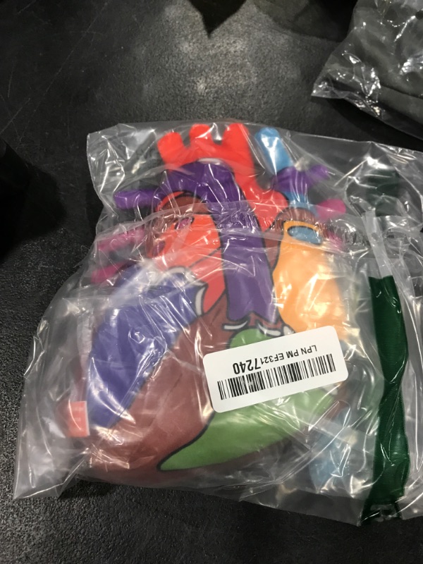 Photo 1 of GIANTmicrobes Anatomical Heart Plush, Human Heart Model, Heart Anatomy Model, Real Heart Plush, 3D Heart Model Anatomy, Open Heart Surgery Gifts, Heart Transplant Gifts, Heart Attack Survivor Gifts