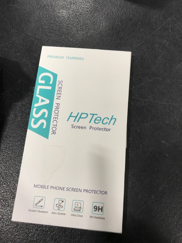 Photo 1 of HPTech (2 Pack) Screen Protector for iPhone 11 Pro, iPhone XS and iPhone X (5.8-inch) Tempered Glass, Anti Scratch, Bubble Free, Case Friendly