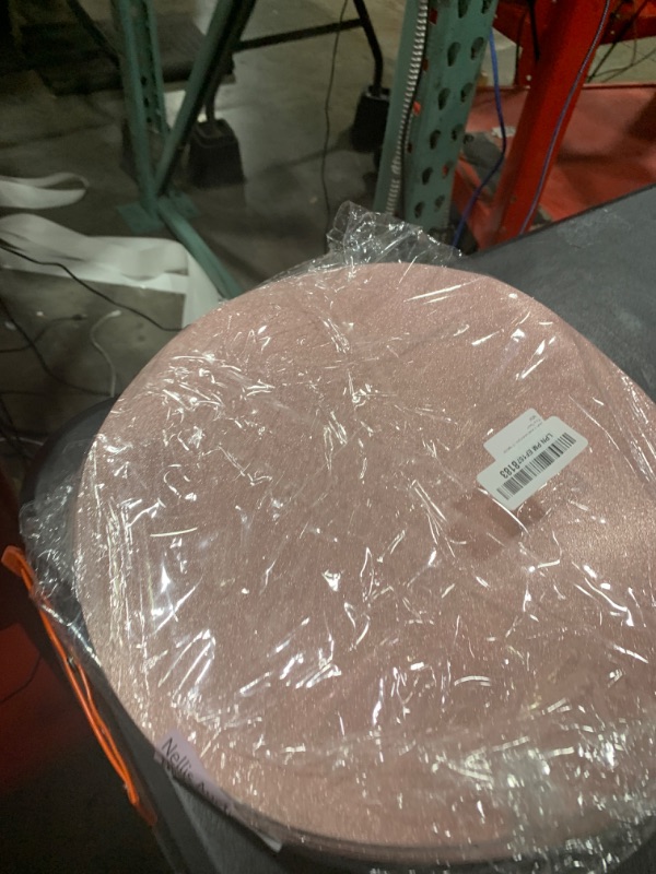 Photo 1 of 100PCS Rose Gold Paper Placemats Disposable 13.4 Inch Round Glitter Paper Place Mats Rose Golden Decorative Shiny Table Mats for Birthday Wedding Mother's Day Party Sparkle Table Decor