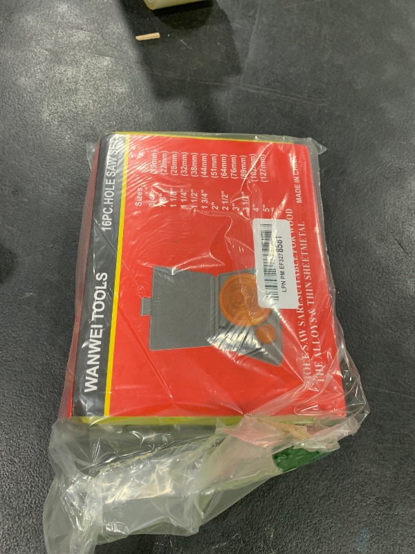 Photo 1 of Oudtinx Hole Saw Kit for Wood- 16 Pieces Full Set with 2pcs Mandrels?1pcs Hex Wrench and 1 PVC Install Plate.