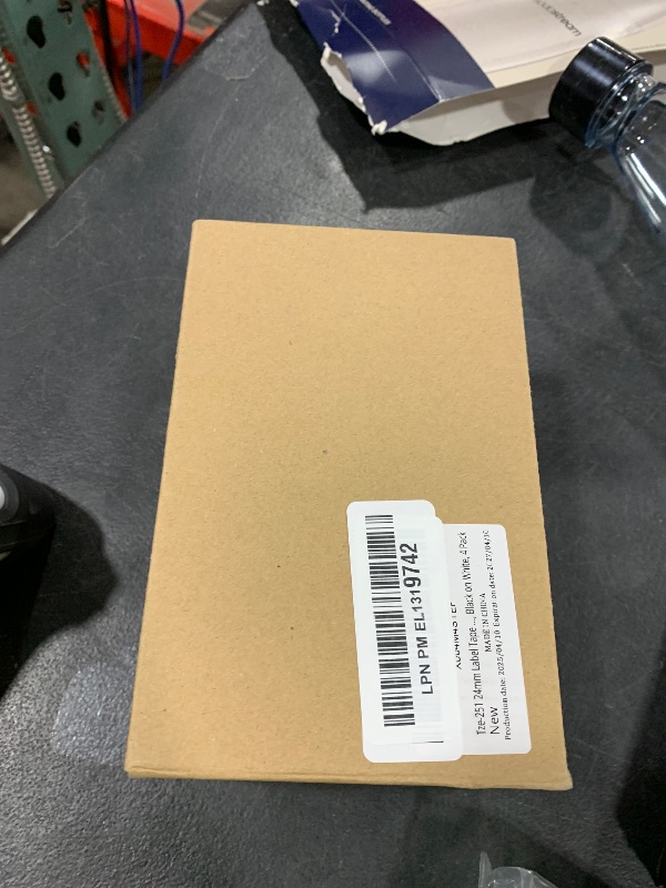 Photo 1 of Tze-251 24mm Label Tape Replacement for Brother P Touch TZe TZ Label Tape 24mm 0.94 Laminated Label Tape for Ptouch PTD400 PTD410 PT-D610BT PTD460BT, Black on White, 4 Pack