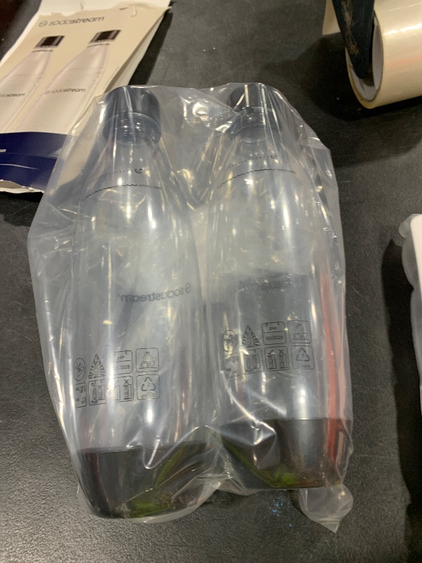Photo 1 of Sodastream Pack of 2 1L Dishwasher Fuse Bottles