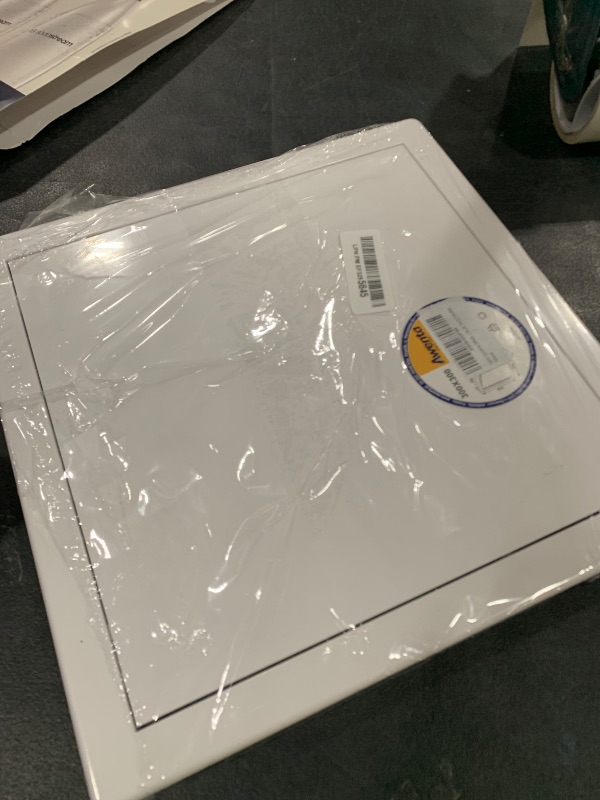Photo 1 of Vent Systems White ABS Plastic - Access Panel 12 x 12 Inch - Access Panel with Door for Drywall, Wall and Ceiling Electrical and Plumbing Service Wall Hole Cover - Exterior Dimensions 12.7x12.7 Inches