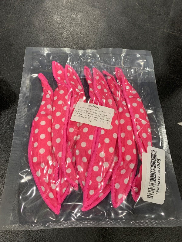 Photo 1 of AHSNYLC 9PCS Satin Sponge Curlers - Soft Sleep in Hair Rollers, No Heat, Heatless