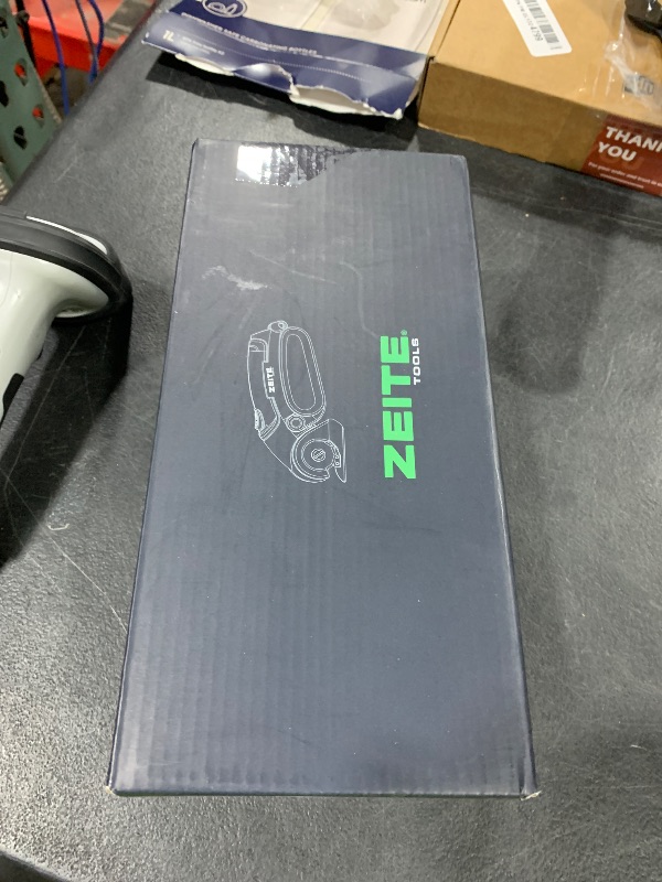 Photo 1 of ZEITE 4V Cordless Electric Scissors,Cardboard Cutter with 2 Blades,Storage Box,USB Charging Cable,Power Rotary Cutter,Max Cutting 1/4",for Cardboard Box,Thin Carpet & Plastic, Easy to Hold and Safe