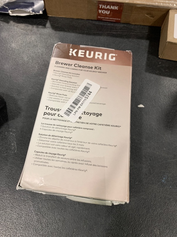 Photo 1 of Keurig Brewer Cleanse Kit For Maintenance Includes Descaling Solution & Rinse Pods, Compatible with Keurig Classic/1.0 & 2.0 K-Cup Pod Coffee Makers, 4 Count
