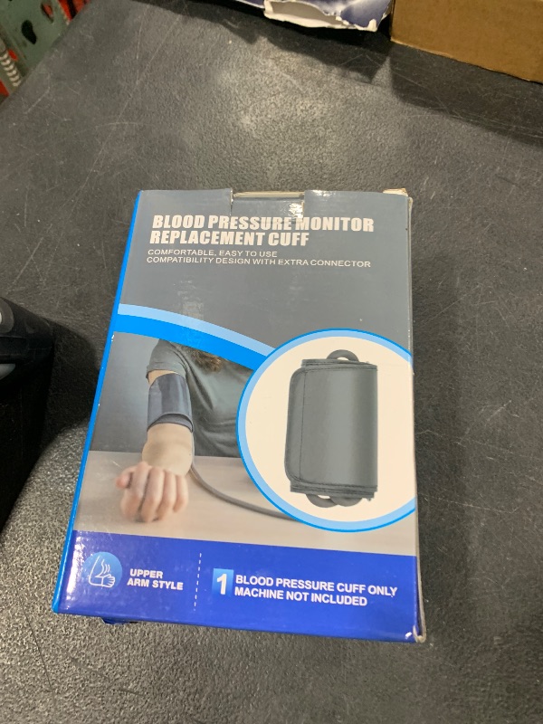 Photo 1 of XXL Blood Pressure Replacement Cuff Arm, 16.5-24 Inches BP Cuff Fits XL/XXL Size Arms, 6 Sizes of Connectors Compatible with Omron and Other Brands (Cuff Included Only)