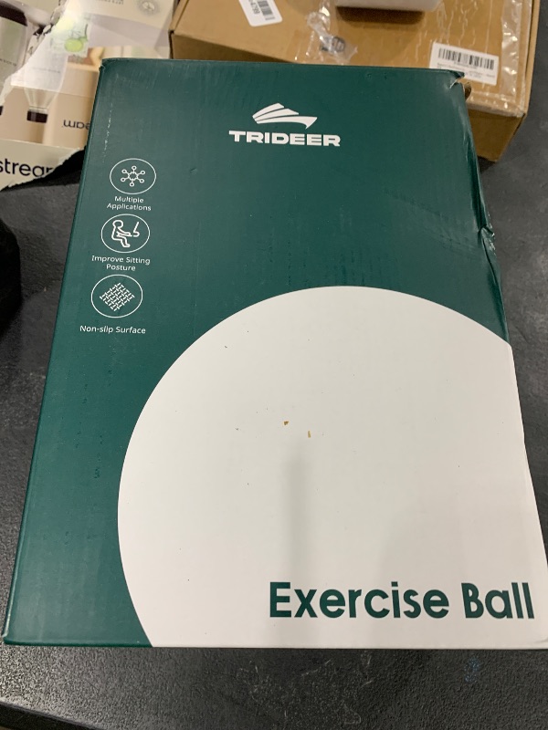 Photo 1 of Trideer Yoga Ball for Exercise, Pregnancy & Birthing, 5 Sizes Exercise Ball for Physical Therapy, Stability, Fitness, Quick Pump Included