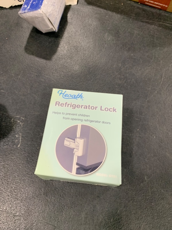 Photo 1 of 2 Pack Upgrade Child Proof Refrigerator Lock, HEOATH Fridge/Freezer Door Lock for Toddlers Children Kids, no Tools Need or (White)