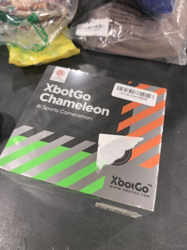 Photo 1 of XbotGo Chameleon AI Auto Sports Action Camera - 4K 60FPS Soccer Camera and Basketball Tracking Camera for Team Sports, Live Streaming, No Subscription, Works with iOS & Android (Lava Graphite)