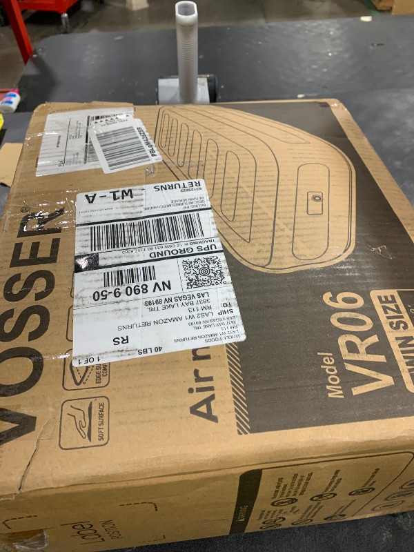 Photo 1 of VOSSER Twin Air Mattress with Built-in Pump,Fast & Easy Inflation/Deflation Inflatable Mattress, Foldable Blow Up Mattress with Storage Bag, Inflatable Bed for Home, Camping & Guests
