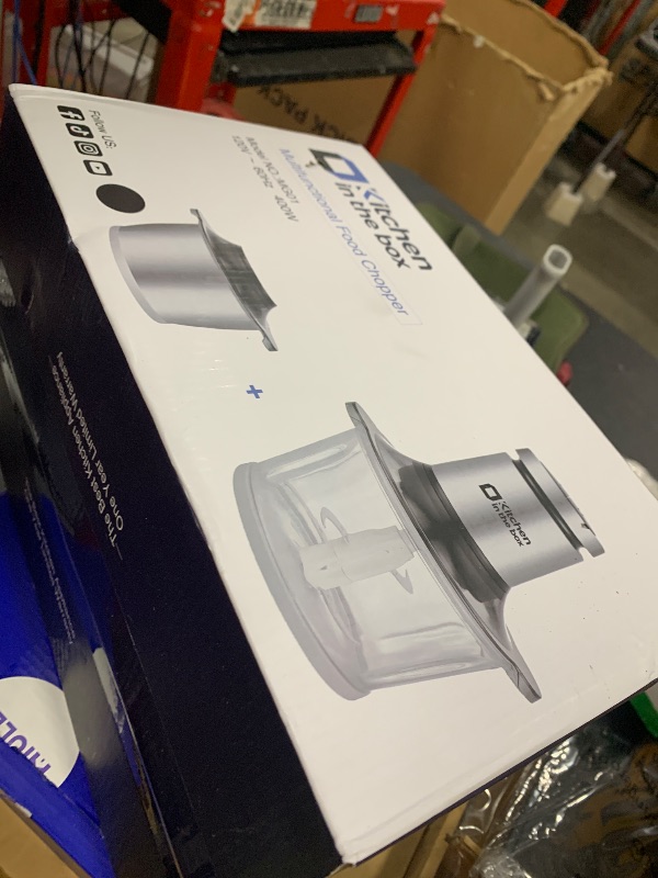 Photo 1 of Kitchen in the box Food Processors,400W All-Copper Motor Meat Grinder & Food Chopper - Electric Vegetable Chopper with 2 Bowls(8 Cup+8 Cup) & 2 Bi-Level Blades for Meat/fish/Vegetable/Baby Food