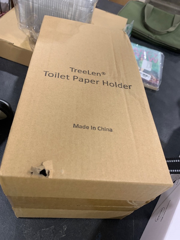 Photo 1 of Toilet Paper Holder Stand Tissue Paper Roll Dispenser with Shelf for Bathroom Storage Holds Reserve Mega Rolls-Bronze