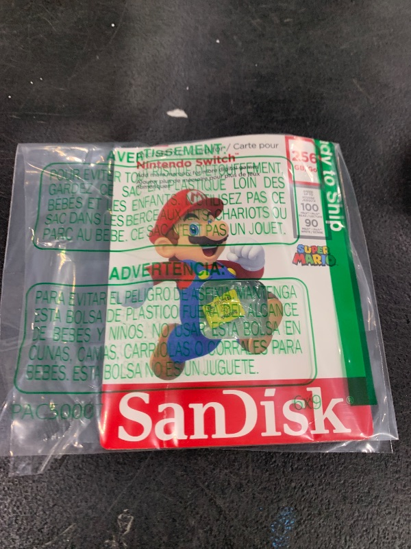 Photo 1 of SanDisk 256GB microSD Card, Licensed for Nintendo-Switch, Made for Nintendo Switch 1, Switch OLED, and Switch Lite - SDSQXAO-256G-GNCZN