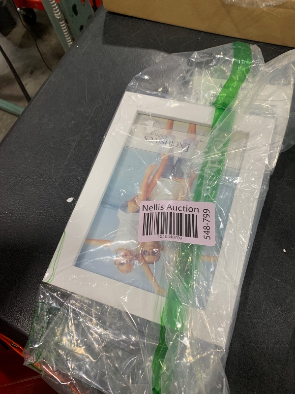 Photo 1 of Icona Bay 5x7 White Picture Frame, Sturdy Wood Composite Photo Frame 5 x 7, Sleek Design, Table Top or Wall Mount, Exclusives Collection