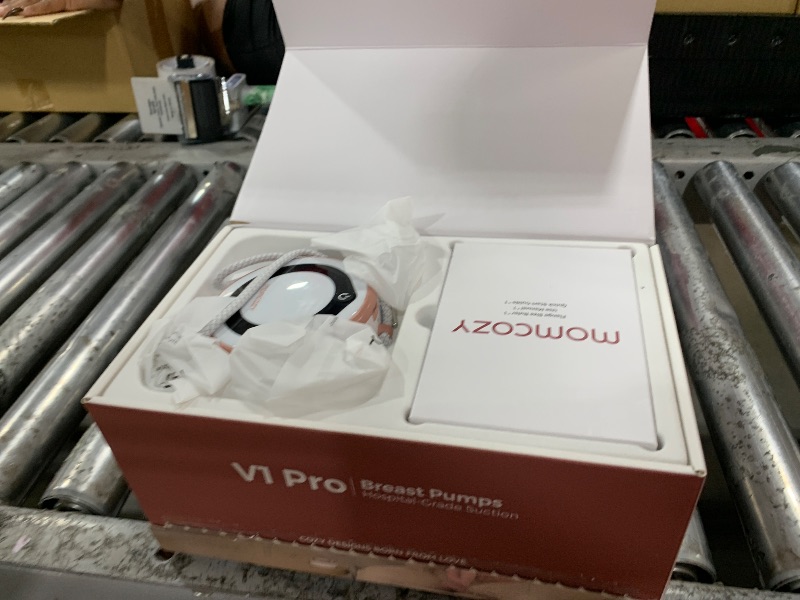 Photo 1 of Momcozy Breast Pump V1 Pro Hospital-Grade, Hands-Free & Portable Wearable Pump, Upgraded Electric Pump with 3 Fine-Tuned Rhythms|15 Levels, Come with Leak-Proof DoubleFit Flange, Cozy Red.