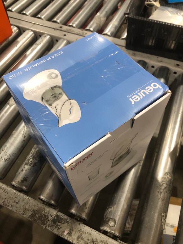Photo 1 of Beurer SI30 Steam Inhaler for Sinus Congestion & Allergies, Drug-Free, Quick 3-5 Minute Setup, Ultra-Quiet, Face Steamer with Variable Steam Control, Universal Mask