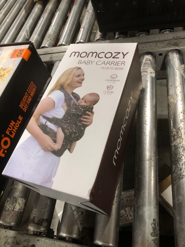 Photo 1 of Momcozy Baby Carrier - Ergonomic, Cozy and Lightweight Carrier for 7-44lbs, Effortless to Put On, Ideal for Hands-Free Parenting, Enhanced Lumbar Support, Purehug for Infant to Toddler, Black