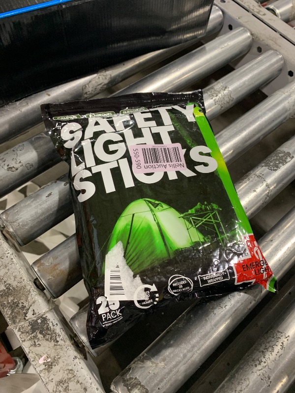 Photo 1 of 25 Ultra Bright Green Glow Sticks - Individual Packed With Lanyard - For Camping, Emergency Survival - Glow Lights for Blackouts, Hurricane and Storms- 6 Inch Chem Light Sticks with 12 Hour Duration