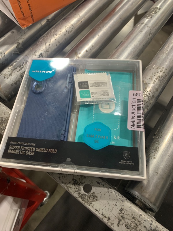 Photo 1 of Nillkin for Samsung Galaxy Z Fold 6 Magnetic Case with Screen Protector, [Compatible with MagSafe][Hinge Protection] Frosted Texture Slim Fit Protective Phone Case for Galaxy Z Fold 6 Case Blue