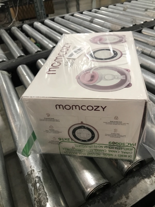 Photo 1 of Momcozy Breast Pump V1 Pro Hospital-Grade, Hands-Free & Portable Wearable Pump, Upgraded Electric Pump with 3 Fine-Tuned Rhythms|15 Levels, Come with Leak-Proof DoubleFit Flange, Cozy Red.